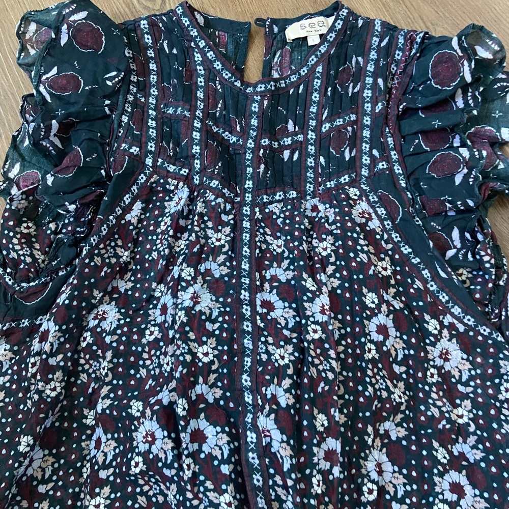 Sea printed dress